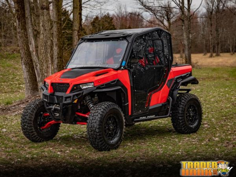 Polaris General XP 1000 Scratch Resistant Flip Windshield | SUPER ATV WINDSHIELDS - Free shipping