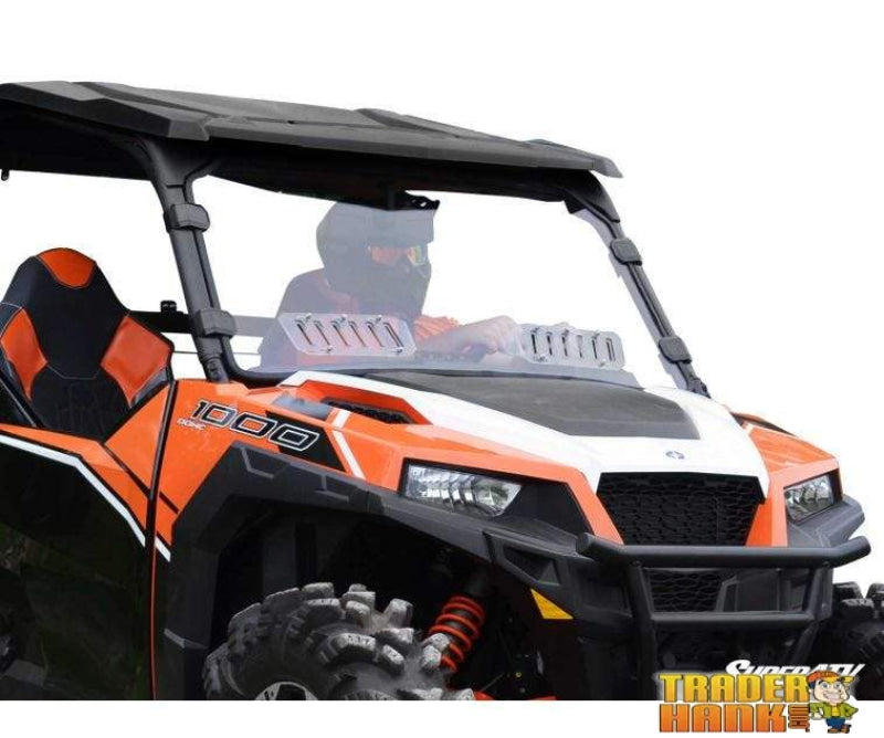 Polaris General XP 1000 Scratch Resistant Vented Full Windshield | SUPER ATV WINDSHIELDS - Free shipping