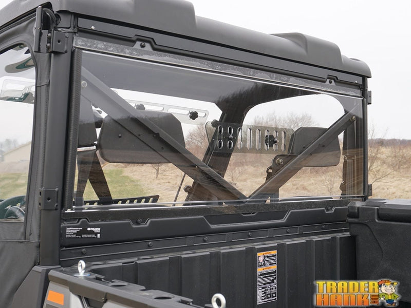 Polaris Ranger XP 1000 Vented Hard Coated Rear Windshield | UTV ACCESSORIES - Free shipping