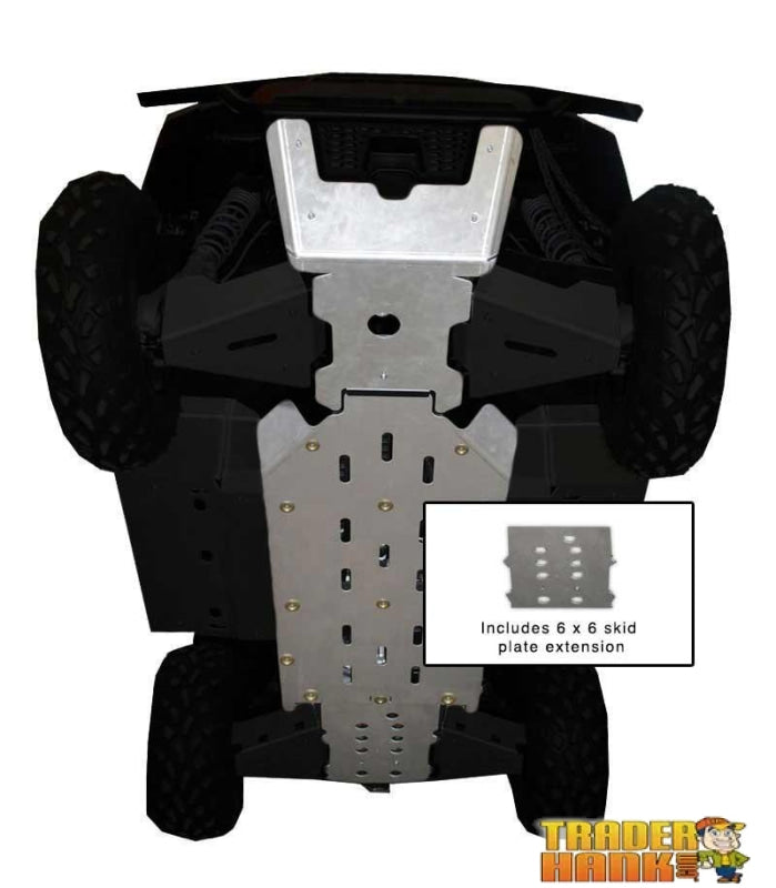 Polaris Ranger 800 6x6 Ricochet 4-Piece Full Frame Skid Plate Set | Ricochet Skid Plates - Free Shipping