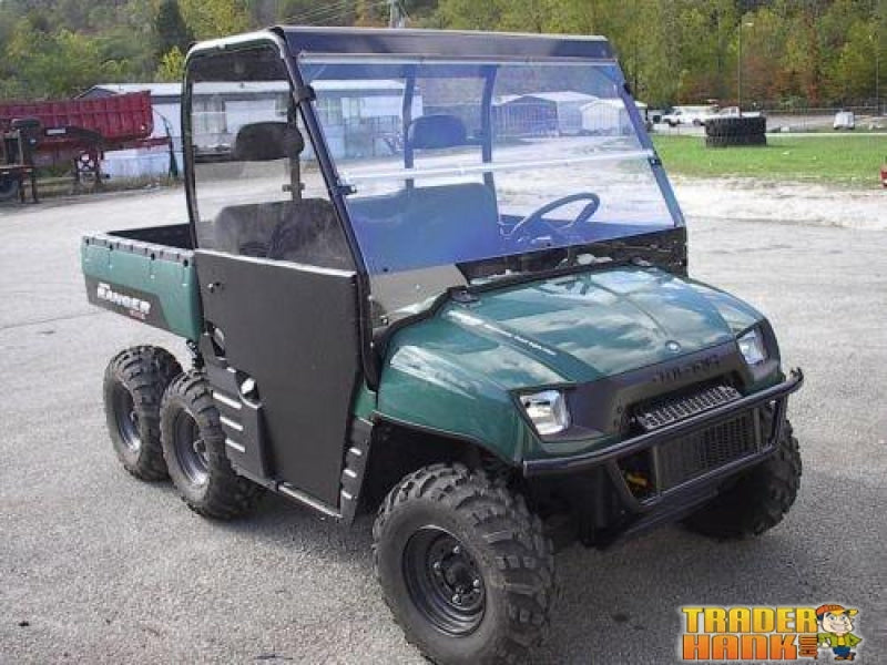 2009-2014 Polaris Ranger Crew Folding Front Polycarbonate Windshield | UTV ACCESSORIES - Free Shipping