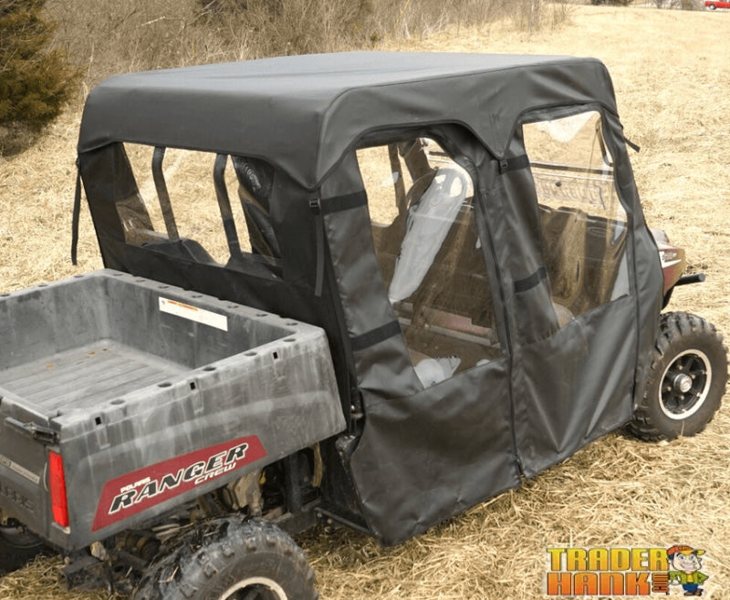 Polaris Ranger 800 Crew Full Cab Enclosure without Windshield 2010-2014 | RANGER-CAB-ENCLOSURE-800-CREW-FULLSIZE-ROUND-BARS-10-14 - Free