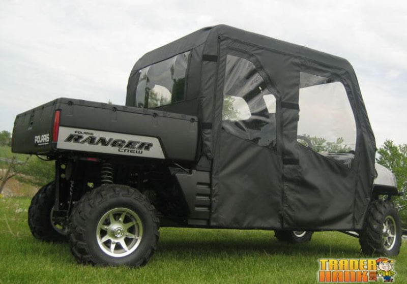 2010-2014 Polaris Ranger Crew Full Enclosure With Folding Lexan Windshield | Utv Accessories - Free Shipping