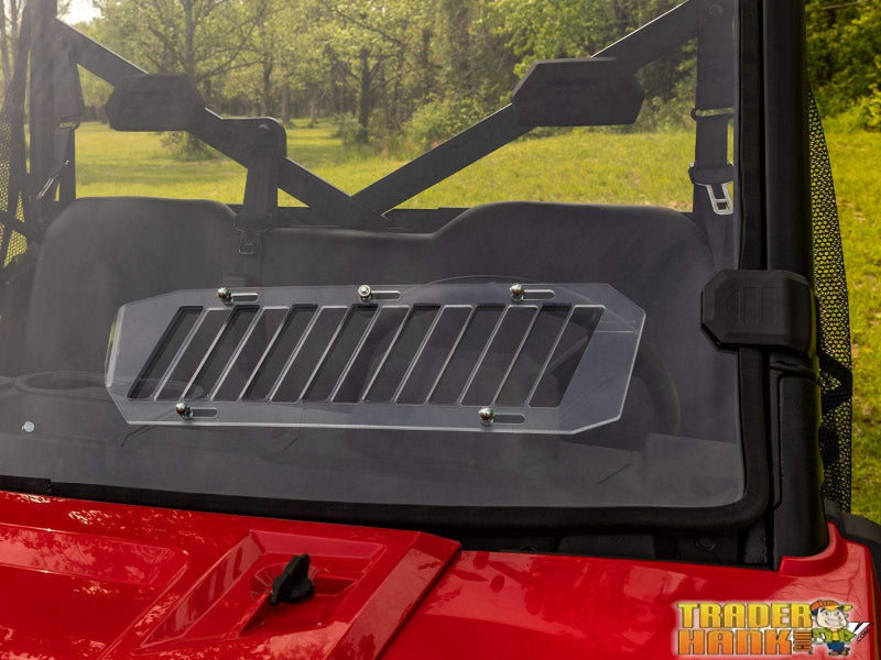Polaris Ranger XP 900 Scratch Resistant Vented Full Windshield 2013-2019 | RANGER-WINDSHIELD-FRONT-FULL-900-FULLSIZE-PRO-FIT-13-19 - Free