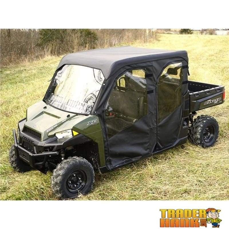 2014-2019 Polaris Ranger XP 900 Crew Full Cab Enclosure with Aero-Vent Lexan Windshield | UTV ACCESSORIES - Free Shipping