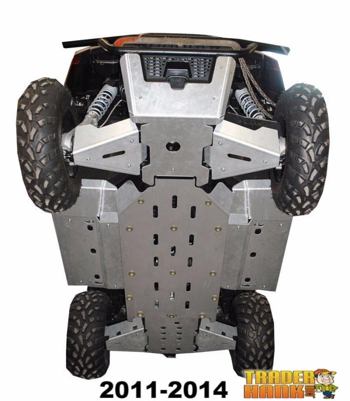 Polaris Ranger Diesel Ricochet 10-Piece Complete Aluminum or UHMW Skid Plate Set | Ricochet Skid Plates - Free Shipping