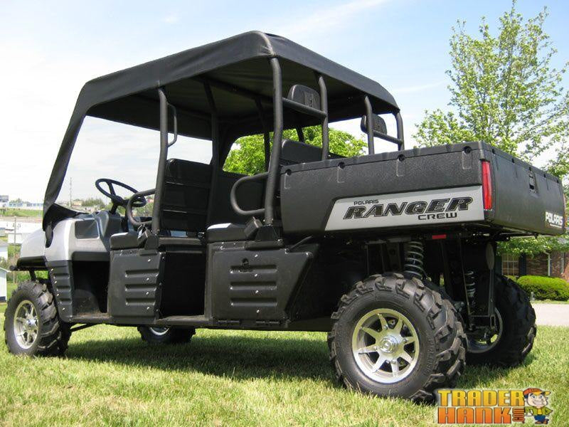 2016-2017 Full Size Polaris Ranger 800 Crew 2010-2014 Crew 570-6 Soft Windshield Top Combo | Utv Accessories - Free Shipping