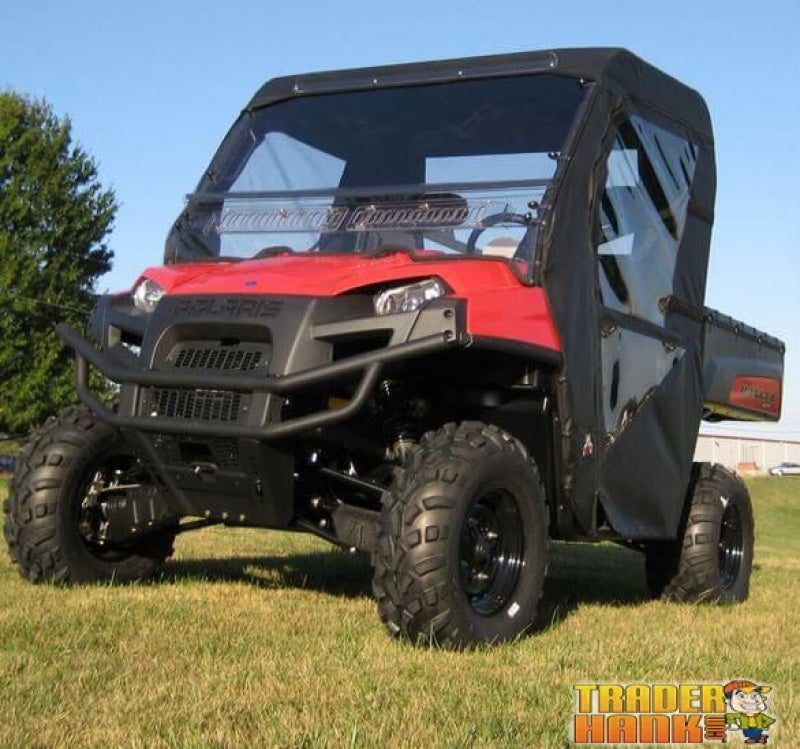 Polaris Ranger Full Size 570 Full Cab with Aero-Vent Lexan Windshield 2016-2021 | RANGER-CAB-ENCLOSURE-570-FULLSIZE-ROUND-BARS-16-21 - Free