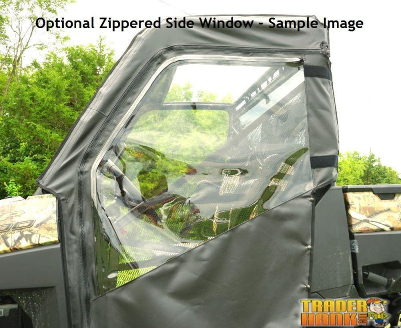 Polaris Ranger Full Size Diesel Crew Full Soft Door Kit 2015-2018 | RANGER-DOORS-DIESEL-CREW-FULLSIZE-PRO-FIT-15-18 - Free shipping