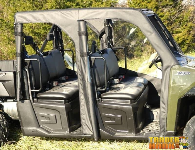 Polaris Ranger Full Size Diesel Crew Full Soft Door Kit 2015-2018 | RANGER-DOORS-DIESEL-CREW-FULLSIZE-PRO-FIT-15-18 - Free shipping