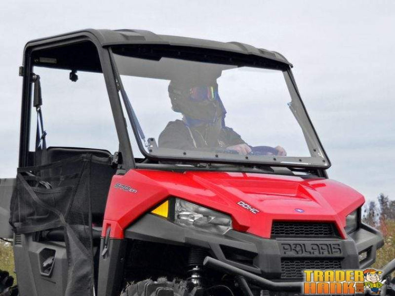 2015-2020 Polaris Ranger Midsize 500/570 Scratch Resistant Flip Windshield | SUPER ATV WINDSHIELDS - Free Shipping