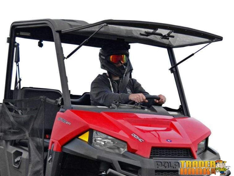 2015-2020 Polaris Ranger Midsize 500/570 Scratch Resistant Flip Windshield | SUPER ATV WINDSHIELDS - Free Shipping