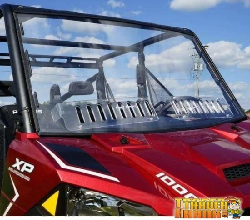 2017-2020 Polaris Ranger XP 1000 Aero-Vent Front Lexan Windshield | UTV ACCESSORIES - Free Shipping