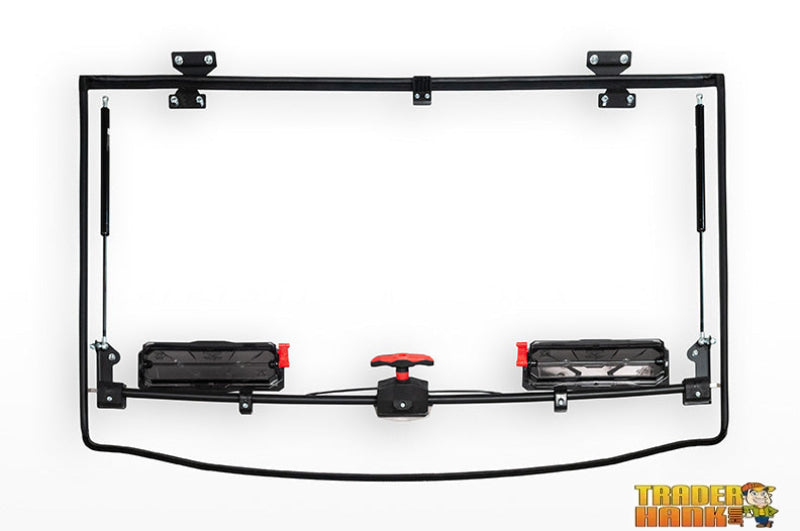 Polaris Ranger 500/570 Midsize Flip-Up Vented Scratch Resistant Windshield 2015-2022 | Free shipping