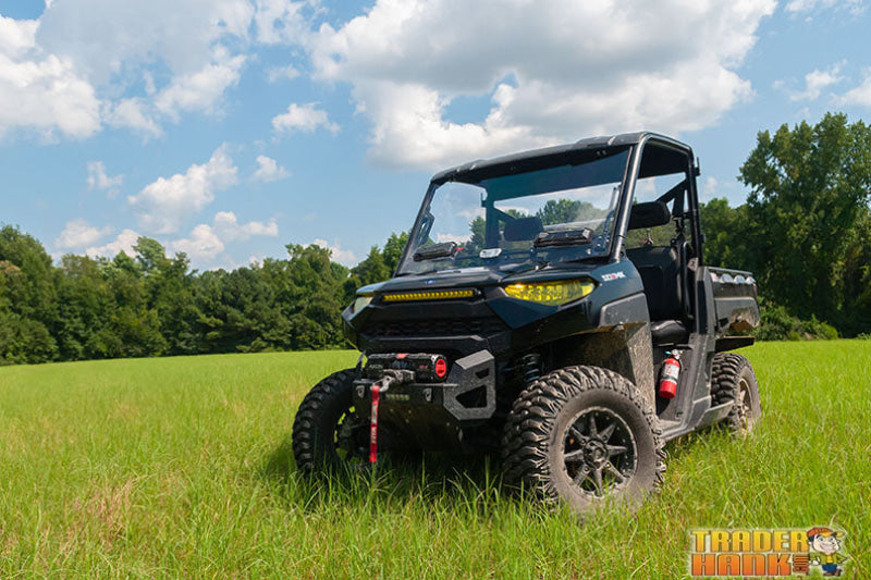 Polaris Ranger 500/570 Midsize Flip-Up Vented Scratch Resistant Windshield 2015-2022 | Free shipping