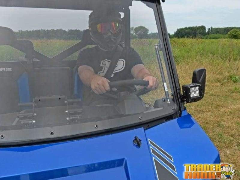 Polaris Ranger XP 570 Scratch Resistant Flip Windshield | SUPER ATV WINDSHIELDS - Free Shipping