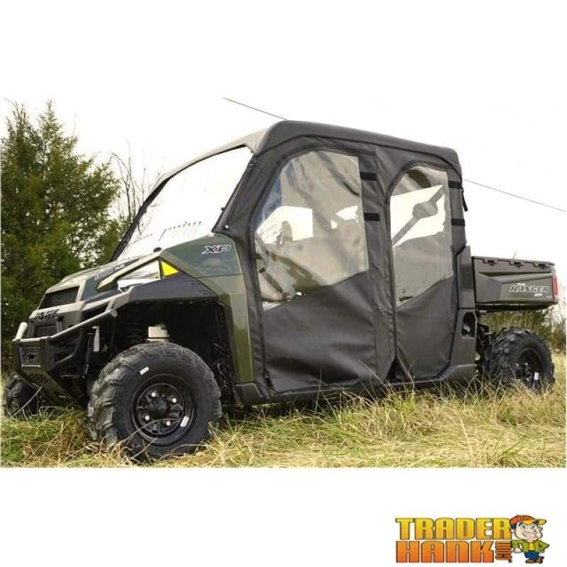 2017-2018 Polaris Ranger XP 1000 Crew Full Cab Enclosure Fits Aero-Vent Lexan Windshield | UTV ACCESSORIES - Free Shipping