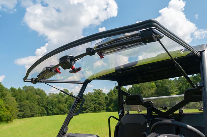 Polaris Ranger 500/570 Midsize Flip-Up Vented Scratch Resistant Windshield 2015-2022 | Free shipping