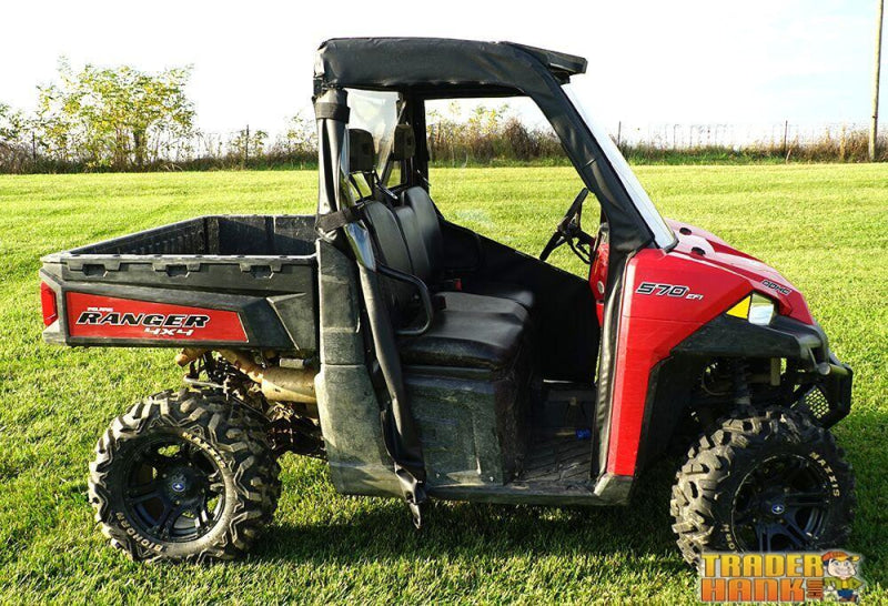 2013-2019 Polaris Ranger Xp 900 Full Cab Enclosure With Aero-Vent Front Windshield | Utv Accessories - Free Shipping