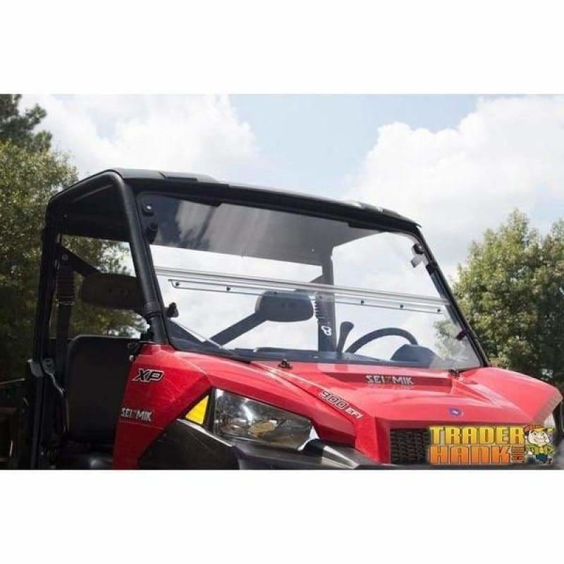 Seizmik Pro Fit Polaris Ranger Full Size Versa Fold Windshield - Regular Poly | UTV ACCESSORIES - Free Shipping