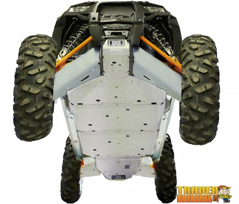 2015-2018 Polaris RZR-4 900 Ricochet 11-Piece Complete Aluminum or UHMW Skid Plate Set | Ricochet Skid Plates - Free Shipping