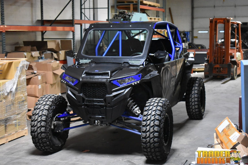Polaris RZR 900/1000 and Turbo Full Glass Windshield for CAGEWRX Super Shorty Cage | UTV ACCESSORIES - Free shipping