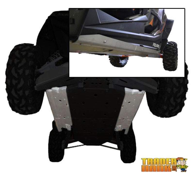 Polaris RZR 900 Jagged X Ricochet 2-Piece Aluminum Rock Slider Set | Ricochet Skid Plates - Free Shipping