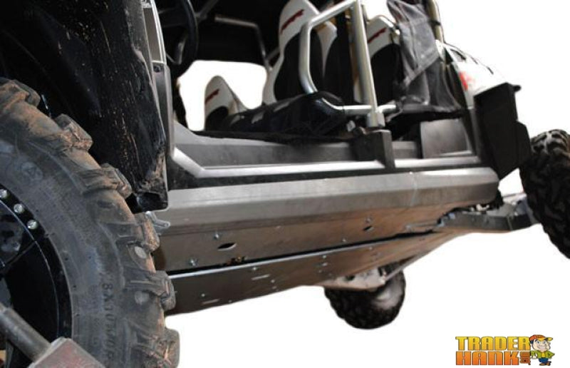 Polaris RZR 900 Jagged X Ricochet 2-Piece Aluminum Rock Slider Set | Ricochet Skid Plates - Free Shipping
