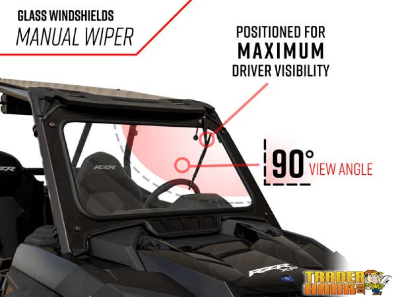 Polaris RZR PRO XP Glass Windshield | UTV Accessories - Free shipping