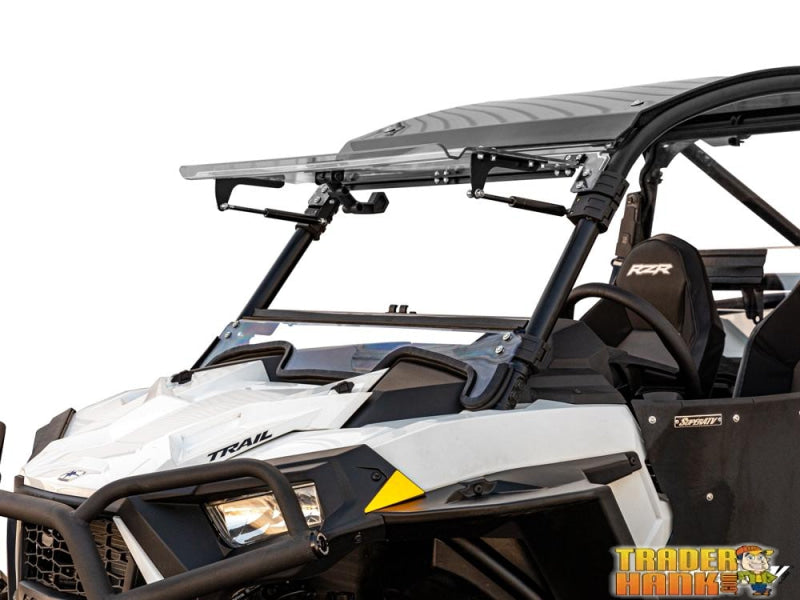 Polaris RZR Trail S 1000 Scratch-Resistant Flip Windshield | SUPER ATV WINDSHIELDS - Free shipping