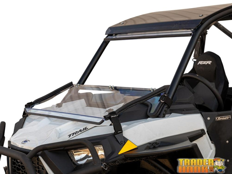 Polaris RZR Trail 900 Scratch-Resistant Flip Down Windshield | SUPER ATV WINDSHIELDS - Free shipping