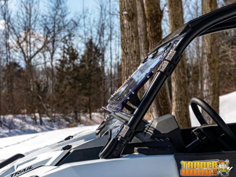 Polaris RZR Trail S 900 Scratch-Resistant Flip Windshield | SUPER ATV WINDSHIELDS - Free shipping