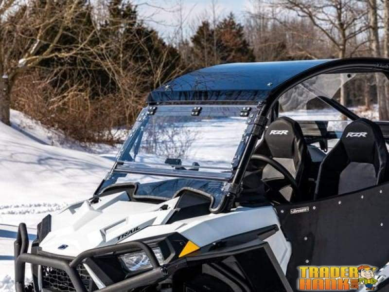 Polaris RZR Trail S 900 Scratch-Resistant Flip Windshield | SUPER ATV WINDSHIELDS - Free shipping