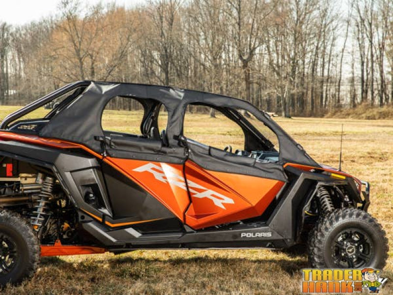 Polaris RZR Turbo R 4 Primal Soft Cab Enclosure Upper Doors | UTV Accessories - Free shipping