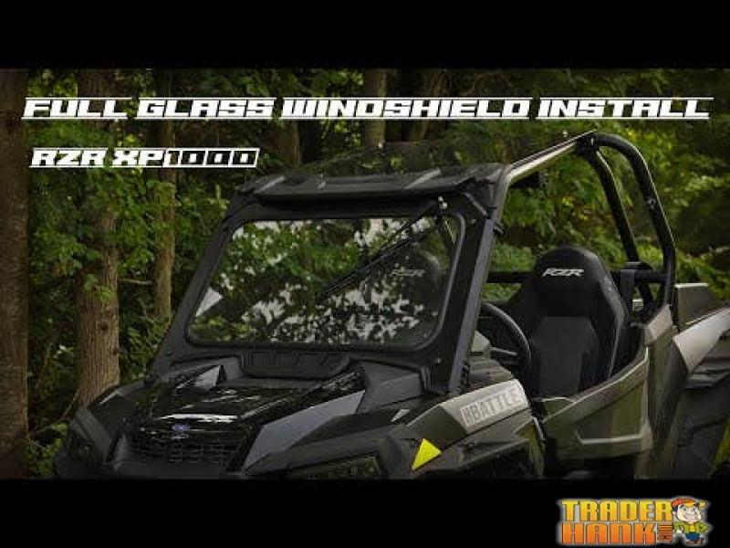 Polaris RZR XP 1000 Glass Windshield | SUPER ATV WINDSHIELDS - Free shipping