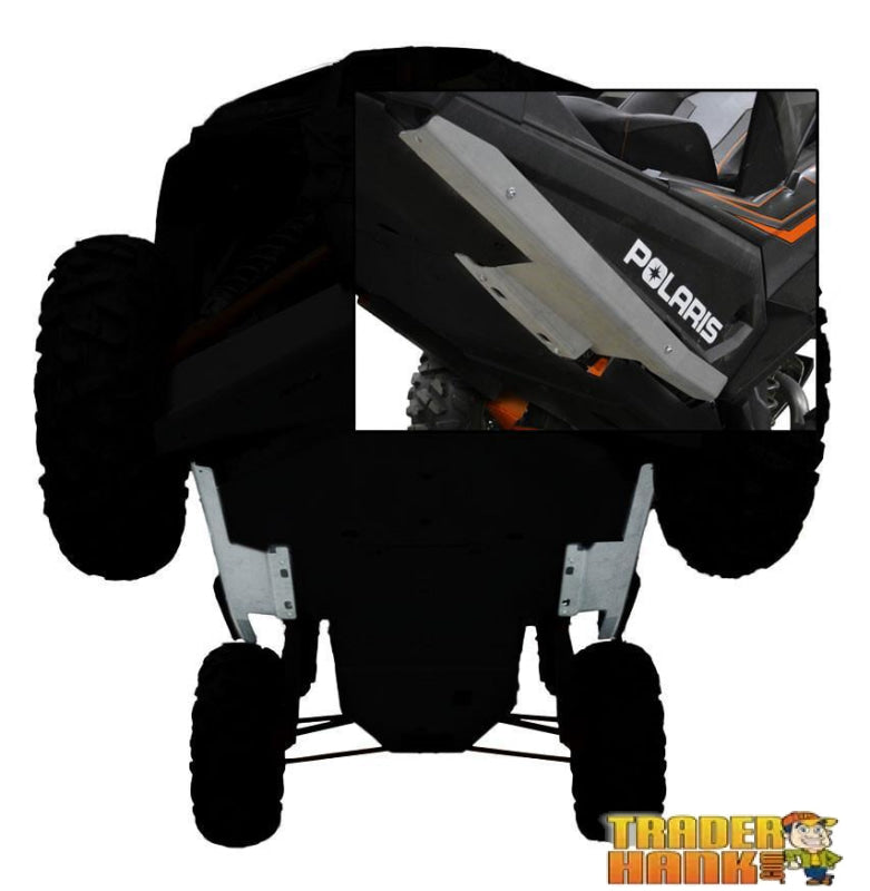Polaris RZR XP 1000 Ricochet 2-Piece Aluminum Rock Sliders | Ricochet Skid Plates - Free Shipping