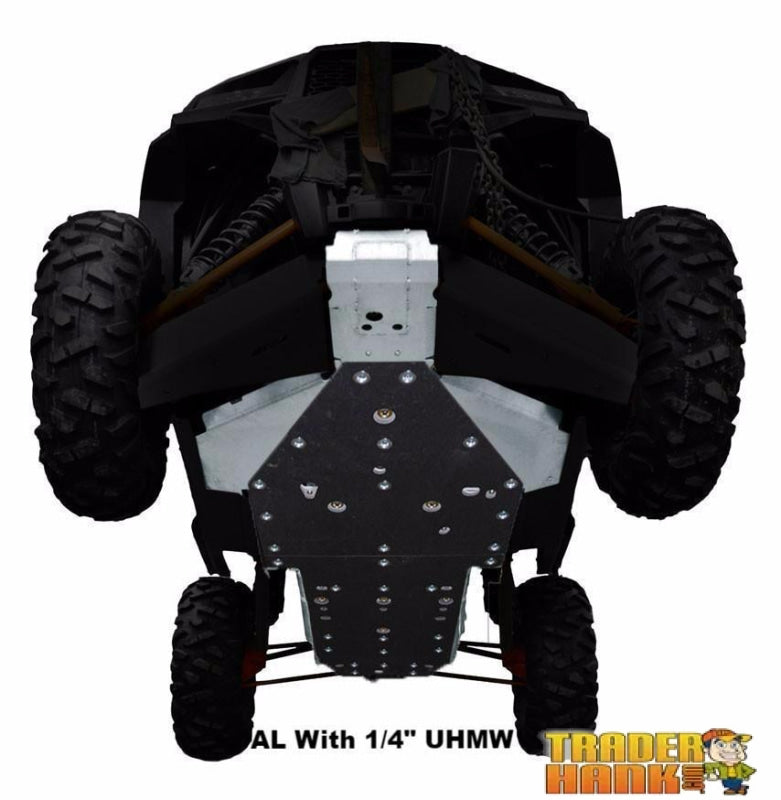 Polaris RZR XP 1000 Ricochet 4-Piece Full Frame Skid Plate Set | Ricochet Skid Plates - Free Shipping