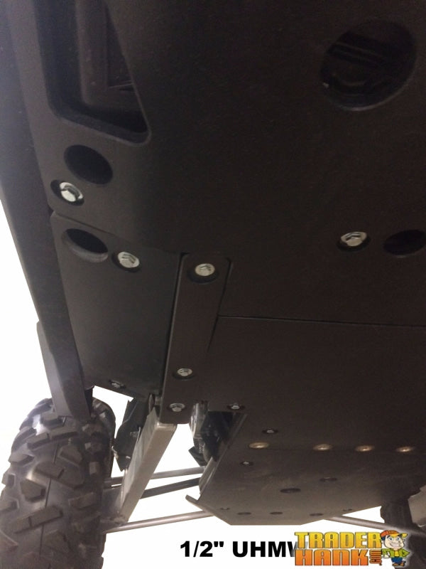 Polaris RZR XP-4 1000 Ricochet 11-Piece Complete Aluminum or UHMW Skid Plate Set | Polaris RZR 1000 Skid Plates - Free Shipping