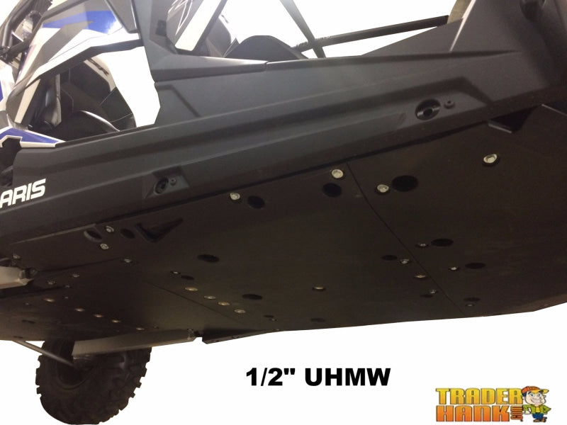 Polaris RZR XP-4 1000 Ricochet 11-Piece Complete Aluminum or UHMW Skid Plate Set | Polaris RZR 1000 Skid Plates - Free Shipping