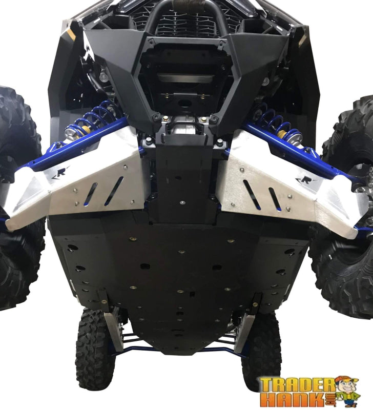 Polaris RZR XP Pro Ricochet 10-Piece Complete Aluminum or UHMW Skid Plate Set | Polaris RZR 1000 Skid Plates - Free Shipping