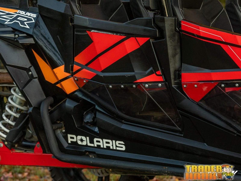 Polaris RZR XP Turbo Clear Lower Doors | Super ATV Doors - Free shipping