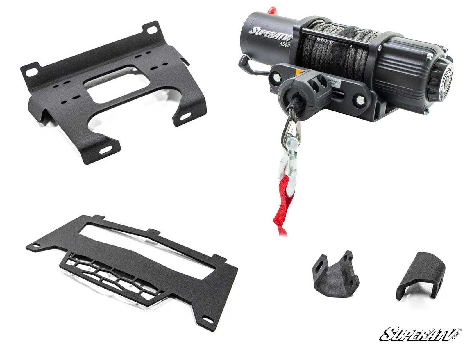 Polaris RZR XP Turbo Winch Mounting Plate | Free shipping