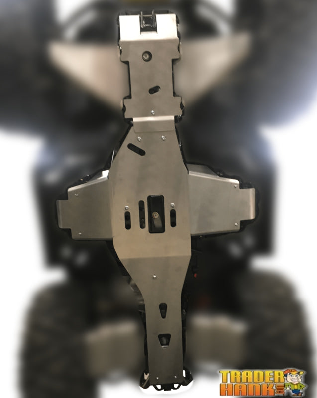 2021 Polaris Sportsman 570 Base Model Ricochet 2-Piece Full Frame Aluminum Skid Plate Set | ATV Skid Plates - Free shipping