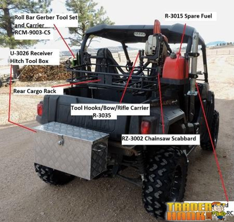 Rack Mount Chainsaw Bracket | UTV ACCESSORIES - Free Shipping
