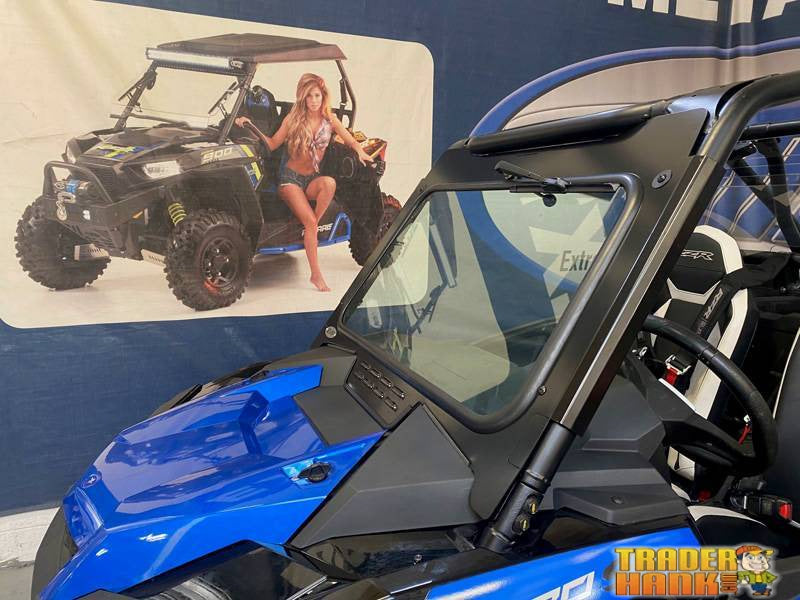 RZR Turbo S Laminated Glass Windshield with wiper | UTV ACCESSORIES - Free shipping