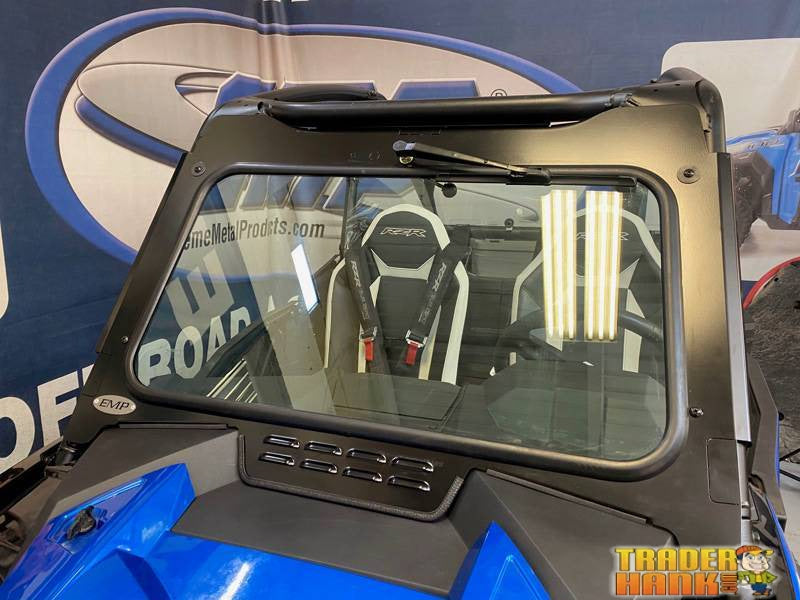 RZR Turbo S Laminated Glass Windshield with wiper | UTV ACCESSORIES - Free shipping