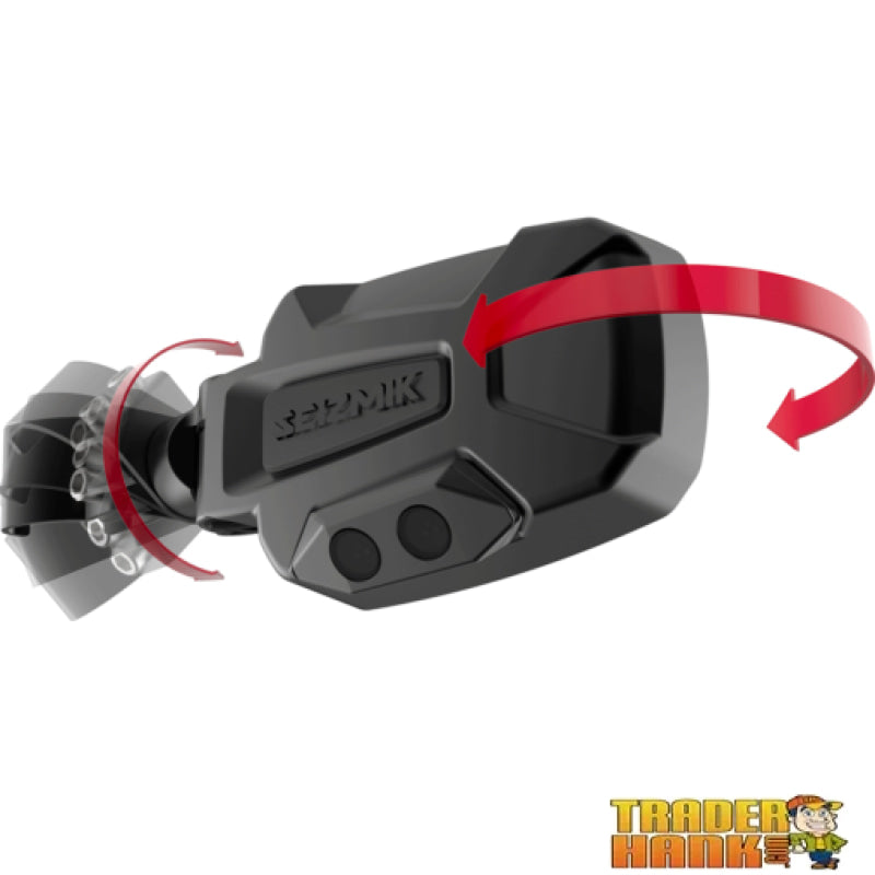 Seizmik Pursuit Night Vision Aluminum Break Away Side Mirrors - Polaris Ranger Pro-fit (Sold in Pairs) | UTV ACCESSORIES - Free shipping