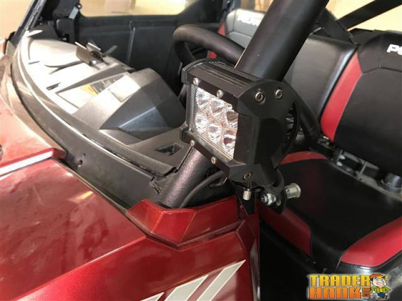 Set of Two Polaris Ranger with Pro Fit Cage Side Light Brackets | UTV ACCESSORIES - Free Shipping