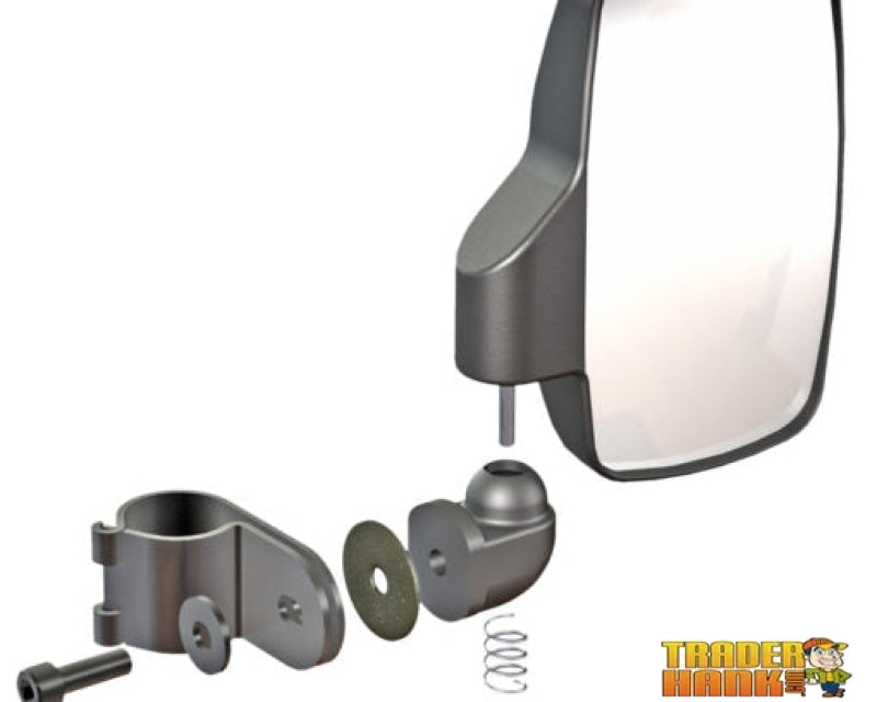 Side View Mirror Pair - Polaris Pro-Fit and Can-Am Profiled | UTV ACCESSORIES - Free shipping