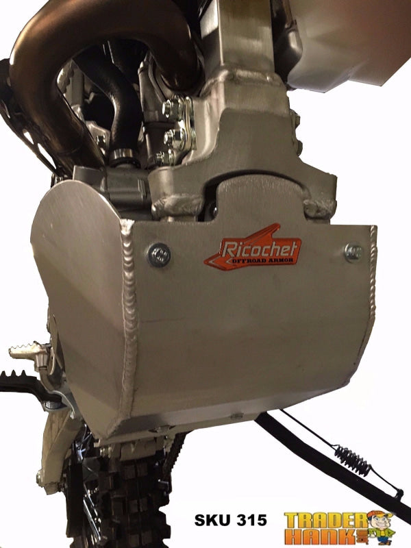 Suzuki RMX450Z Ricochet Aluminum Skid Plate | Dirt Bike Skid Plates - Free Shipping
